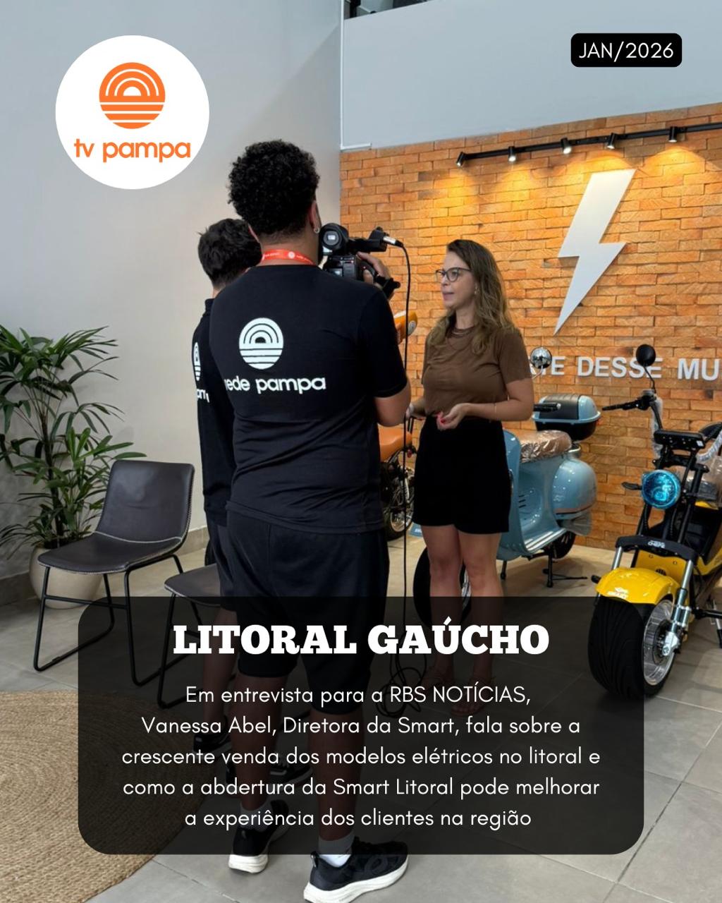 Matéria na mídia: Motos Elétricas no Litoral