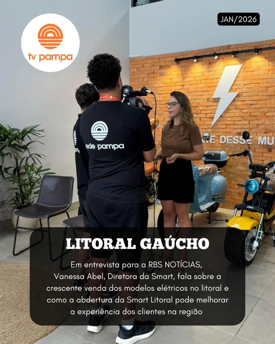 Matéria na mídia: Motos Elétricas no Litoral