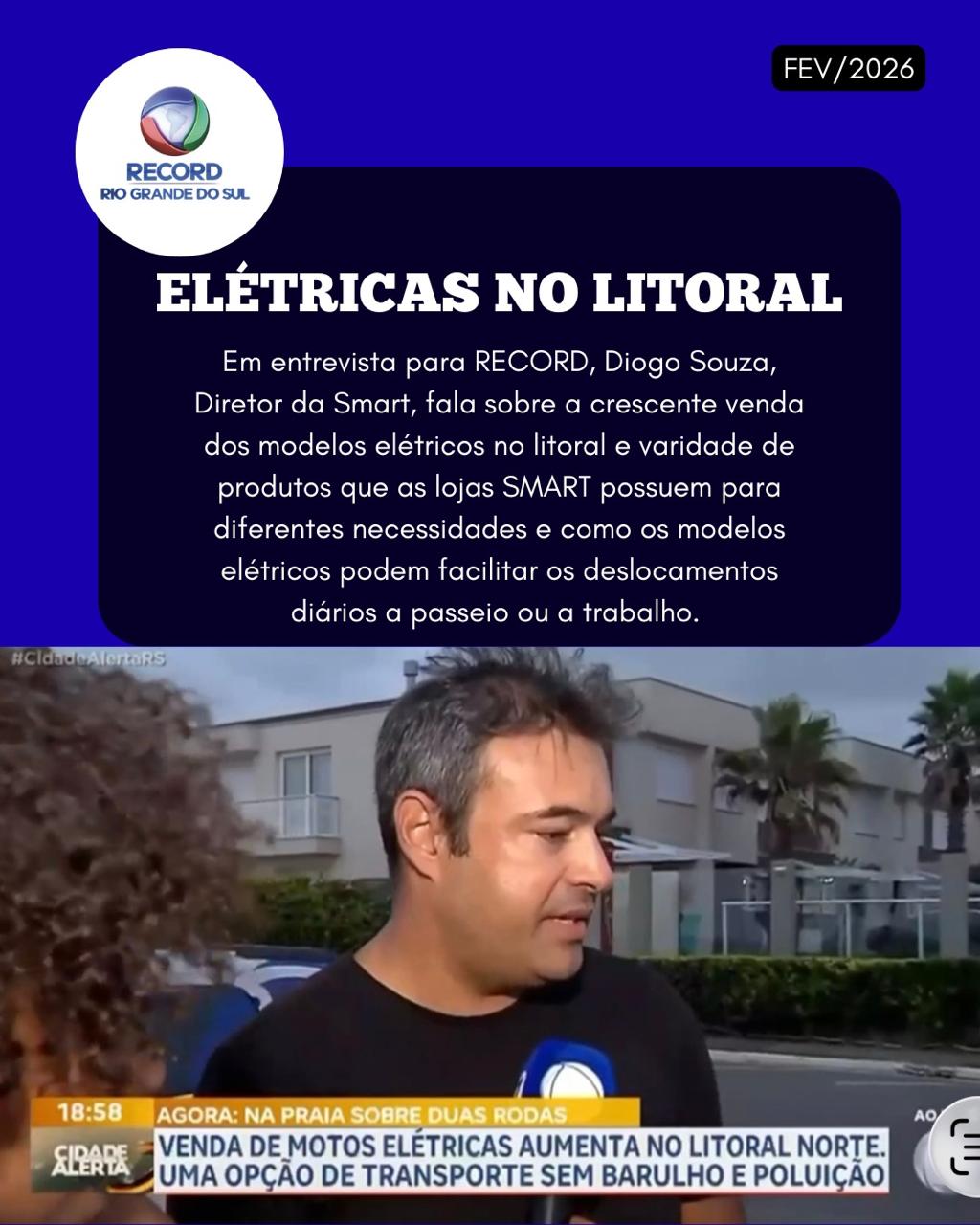 Matéria na mídia: Litoral Gaúcho com Motos Elétricas