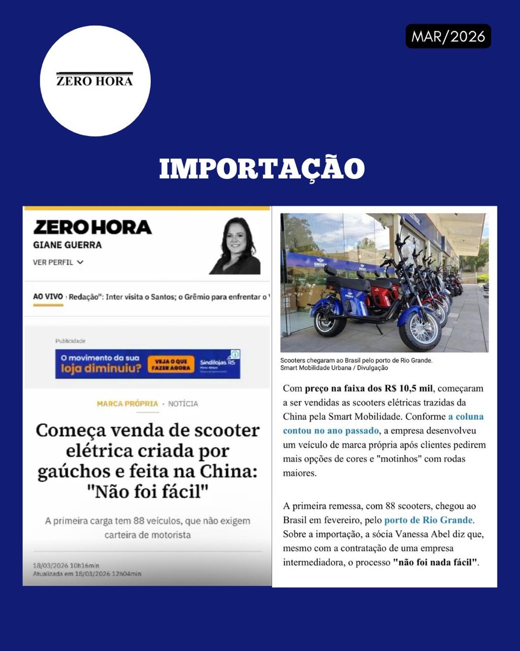 Matéria na mídia: Importação e Empreendedorismo